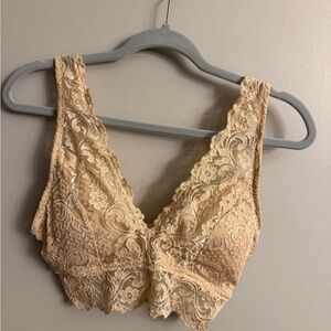Smart & Sexy Lace Bralette Style SA874 – Beige Nude Size M